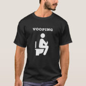 Vape Poop Funny Vooping Vaping Pooping T Shirt (Voorkant)