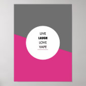 Vape Quotes Premium-Poster Poster (Voorkant)