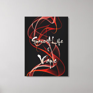 Vape Quotes Premium Wrapped Canvas Afdruk