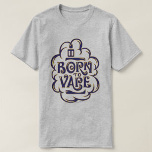 VAPE-Shirt   Geboren in Vape Blue VapeGoat™ T-shirt