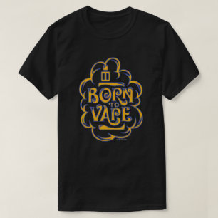 VAPE-Shirt   Geboren in Vape Gold Blue VapeGoat™ T-shirt