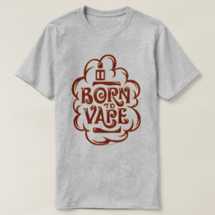 VAPE-Shirt   Geboren op Vape Red VapeGoat™ T-shirt