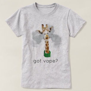 VAPE-Shirt   Giraffe verkregen band   VapeGoat™ T-shirt