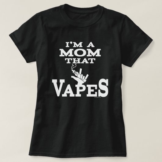VAPE-Shirt | Mam dat Vapes | VapeGoat™ T-shirt (Design voorkant)