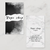 Vape Shop Fumer Carte de visite de cigarettes (Devant / Derrière)