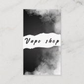 Vape Shop Fumer Carte de visite de cigarettes (Devant)