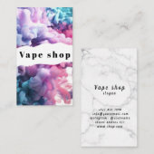 Vape Shop Fumer Carte de visite de cigarettes (Devant / Derrière)
