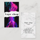 Vape Shop Fumer Carte de visite de cigarettes (Devant / Derrière)