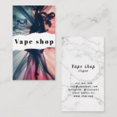 Vape Shop Fumer Carte de visite de cigarettes (Devant / Derrière)