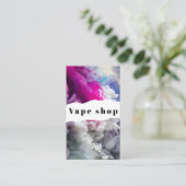 Vape Shop Fumer Carte de visite de cigarettes (Debout devant)