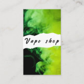 Vape Shop Fumer Carte de visite de cigarettes (Devant)