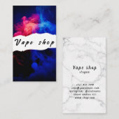 Vape Shop Fumer Carte de visite de cigarettes (Devant / Derrière)