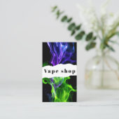 Vape Shop Fumer Carte de visite de cigarettes (Debout devant)