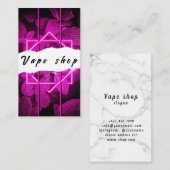 Vape Shop Fumer Carte de visite de cigarettes (Devant / Derrière)