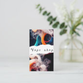 Vape Shop Fumer Carte de visite de cigarettes (Debout devant)