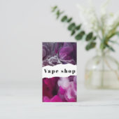 Vape Shop Fumer Carte de visite de cigarettes (Debout devant)