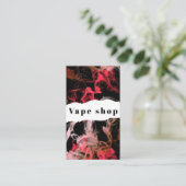 Vape Shop Fumer Carte de visite de cigarettes (Debout devant)