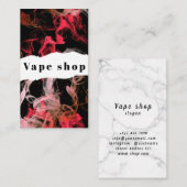 Vape Shop Fumer Carte de visite de cigarettes (Devant / Derrière)