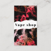 Vape Shop Fumer Carte de visite de cigarettes (Devant)