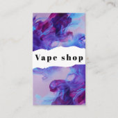 Vape Shop Fumer Carte de visite de cigarettes (Devant)