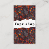 Vape Shop Fumer Carte de visite de cigarettes (Devant)