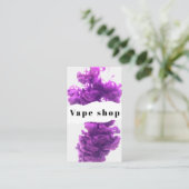 Vape Shop Fumer Carte de visite de cigarettes (Debout devant)