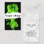 Vape Shop Fumer Carte de visite de cigarettes (Devant / Derrière)