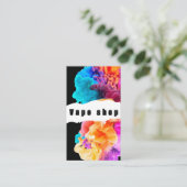 Vape Shop Fumer Carte de visite de cigarettes (Debout devant)