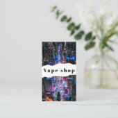 Vape Shop Fumer Carte de visite de cigarettes (Debout devant)