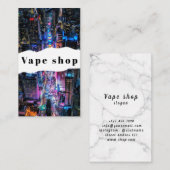 Vape Shop Fumer Carte de visite de cigarettes (Devant / Derrière)