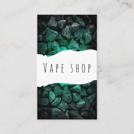 Vape Shop Fumer Carte de visite de cigarettes (Devant)