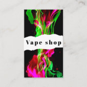 Vape Shop Fumer Carte de visite de cigarettes (Devant)