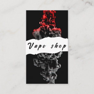 Vape Shop Fumer Carte de visite de cigarettes