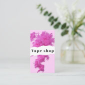 Vape Shop Fumer Carte de visite de cigarettes (Debout devant)
