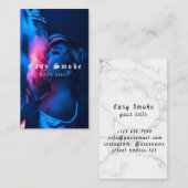 Vape Shop Fumer Carte de visite noir (Devant / Derrière)