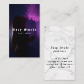 Vape Shop Fumer Carte de visite noir (Devant / Derrière)