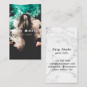 Vape Shop Fumer Carte de visite noir (Devant / Derrière)