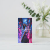 Vape Shop Fumer Carte de visite noir (Debout devant)