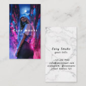 Vape Shop Fumer Carte de visite noir (Devant / Derrière)