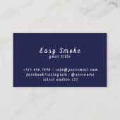 Vape Shop Neon Visitekaartje (Achterkant)