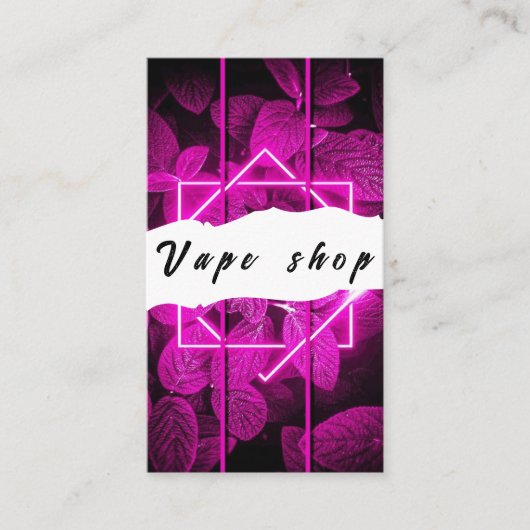 Vape Shop Roke Cigarette Visitekaartje (Voorkant)
