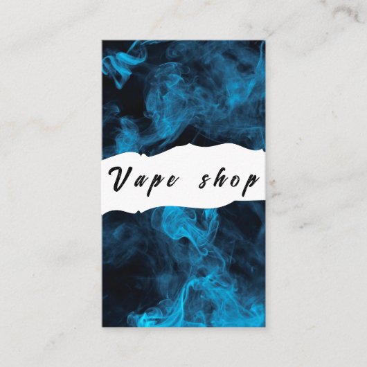 Vape Shop Roke Cigarette Visitekaartje (Voorkant)