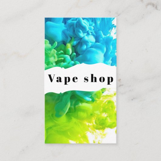 Vape Shop Roke Cigarette Visitekaartje (Voorkant)