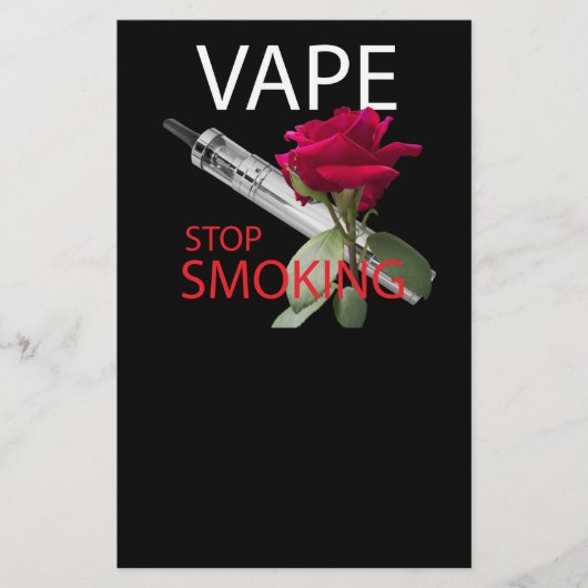 Vape. Stop met roken Flyer (Voorkant)