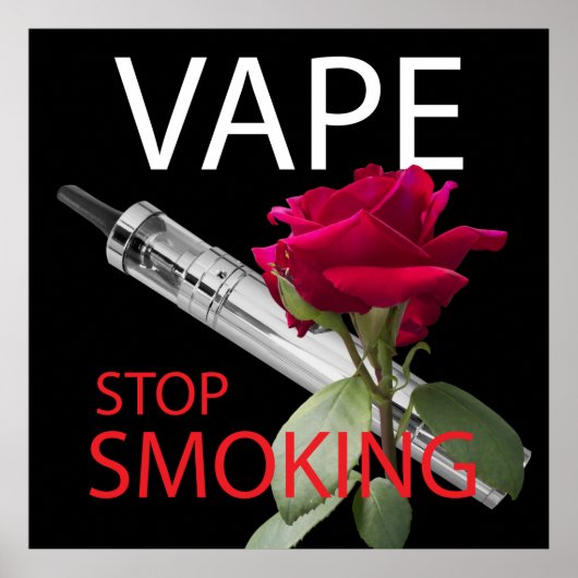 Vape. Stop met roken Poster (Voorkant)