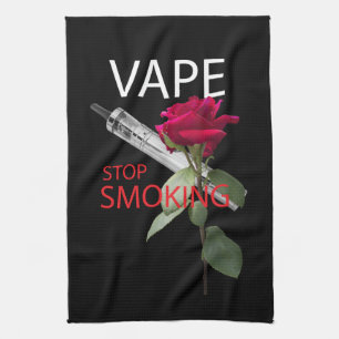 Vape. Stop met roken Theedoek