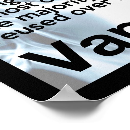 Vape sur cette affiche d'information (Coin)