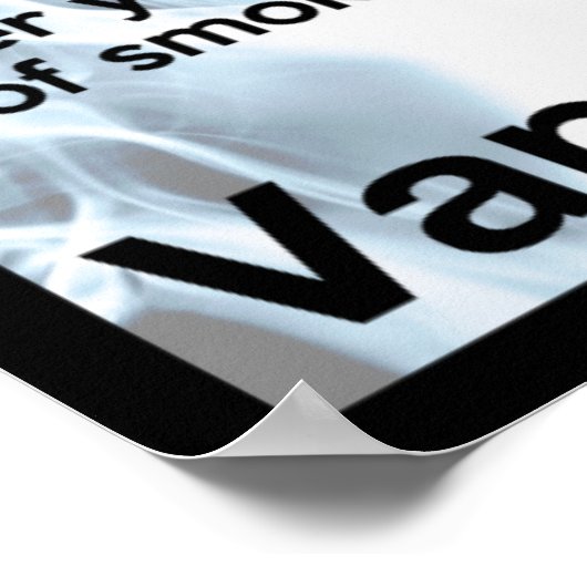 Vape sur cette affiche d'information (Coin)
