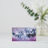 Vape Vape de fumée d'hiver Carte de visite (Debout devant)