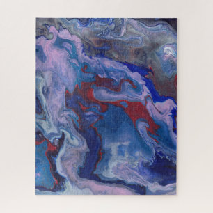Vape Vibrant Abstract Paarse Puzzel